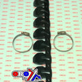 Header Pipe Protector 4stk., Anodized Black, Fir Brand