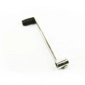 Gear Lever Steel Chrome, 11mm Spline, 140mm Long