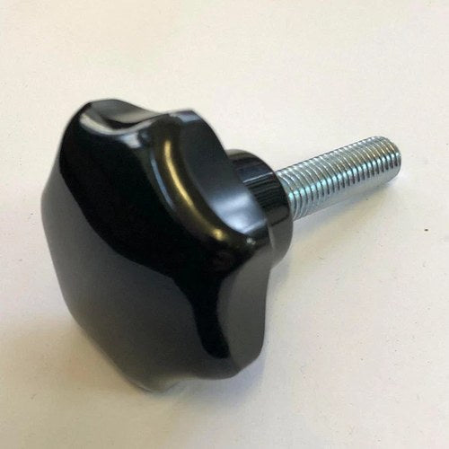 M10x40, 1.5 Pitch Hex Bolt Each, Handbolt / 50MM Dia Lobe Nylon
