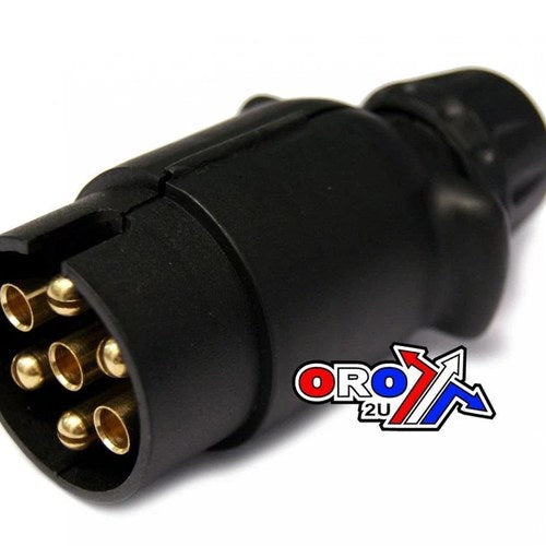 7 Pin Plug Plastic Terminal, Trailer 7 Pin Plug / Each