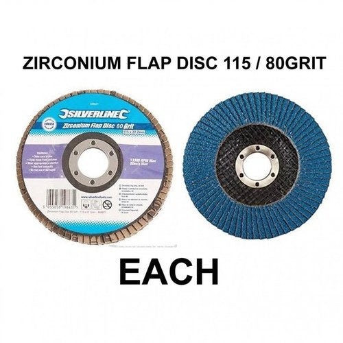 Zirconium Flap Disc 115 / 80G, Each