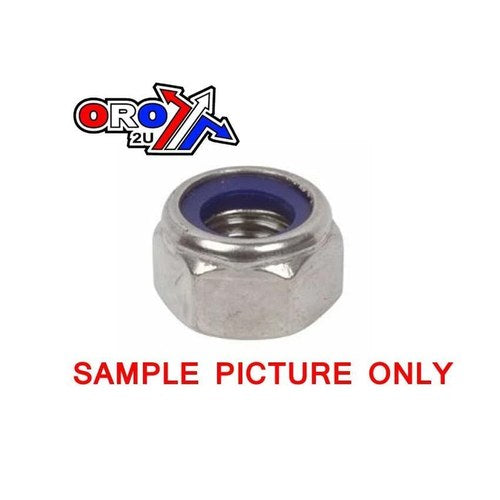 M10 Nylon Lock Nut, Slim / Thin 10x17