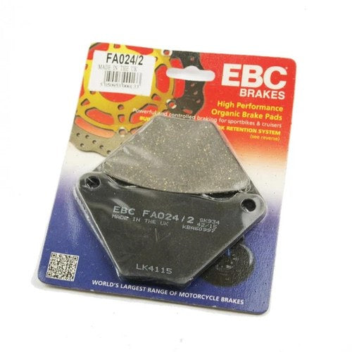 Brake Pads SEMI-METAL, Ebc FA024/2 / FA24/2 Harley