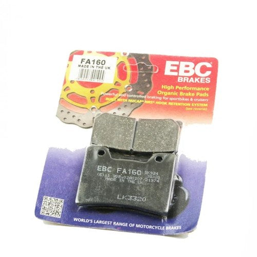 Brake Pads SEMI-METALLIC FA160, Ebc