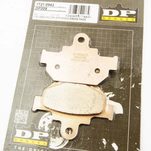 Brake Pads Sintered DP Brakes, DP209 Premium 41-209.H.DP, FA106/2