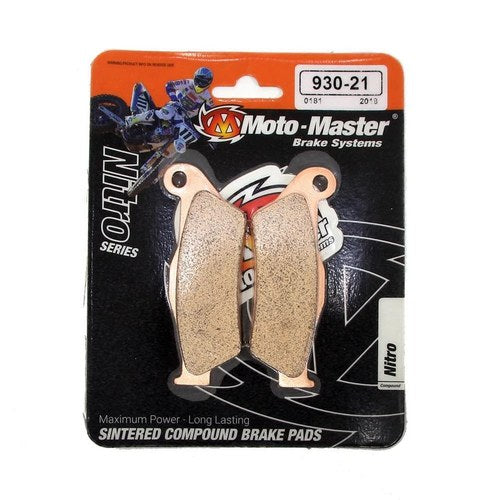 Brake Pads Sintered Nitro, MOTO-MASTER 093021, 39-181, FA181