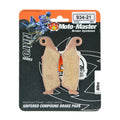 Brake Pads Sintered Nitro, MOTO-MASTER 093421, 39-185, FA185/FA389