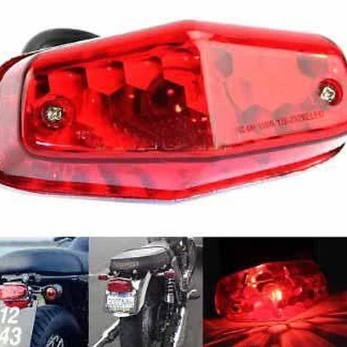 Universal Tail Light LED Red Rear Lamp, Lucas Style British Brake Light