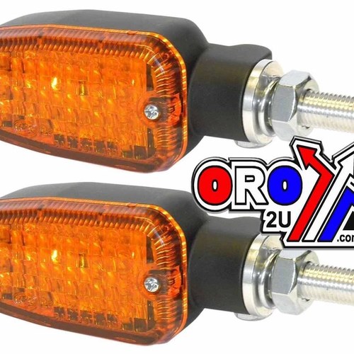 Universal Indicators Aluminum Black, LED, E Marked, 3 Wire