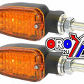 Universal Indicators Aluminum Black, LED, E Marked, 3 Wire