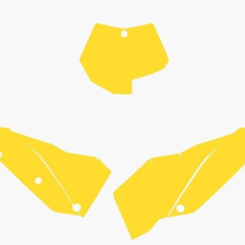 Yellow Backgrounds KTM SX125-250 07-10, SX-F 250-450 07-10