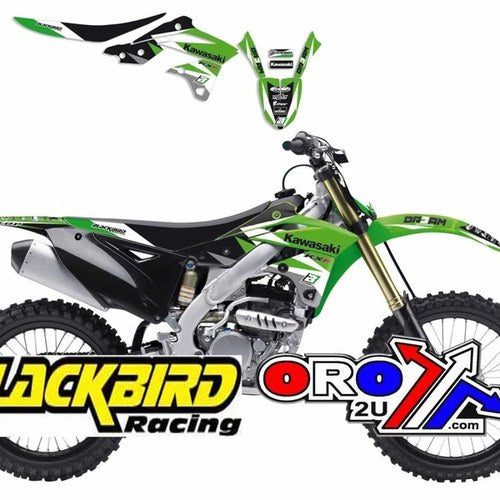 Kawasaki KX-F250 2013-2016 Dream 3 Decal Kit, Blackbird