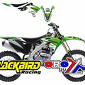 Kawasaki KX-F250 2013-2016 Dream 3 Decal Kit, Blackbird