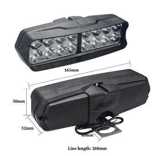 LED Spot Light 16 LED 165mm Adjustable Single Mount