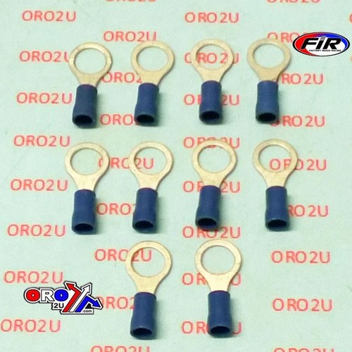 Terminal Blue 8mm Ring PK10, Pack OF 10