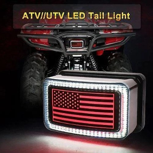 Rear LED Tail Light American Flag