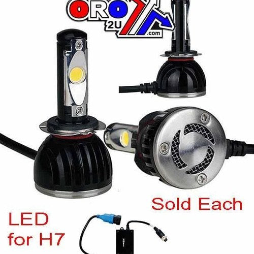 LED Bulb H7 12v 24W 2200 Lumens