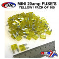 20 Amp Mini Fuse Pack OF 100