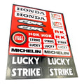 Honda Sticker Sheet 21x17cm