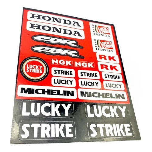 Honda Sticker Sheet 21x17cm