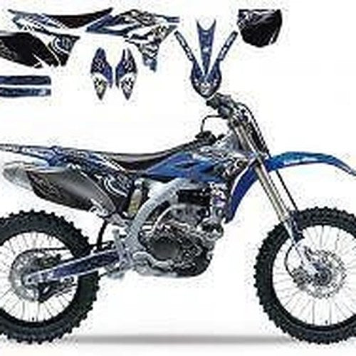Yamaha YZ-F250 2010-2013, Tribal Skull 2 Decal Kit