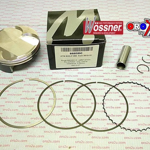Wossner 88mm Piston Kit B, KTM 350 EXC-F 12-16, Freeride 12-17, Husq FE350 14-16