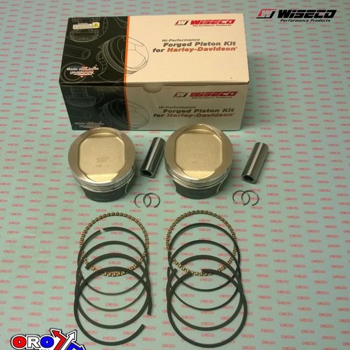Wiseco 3.497" Piston Kit Harley Davidson Sportster 1200 86-10, 9.5:1 CR