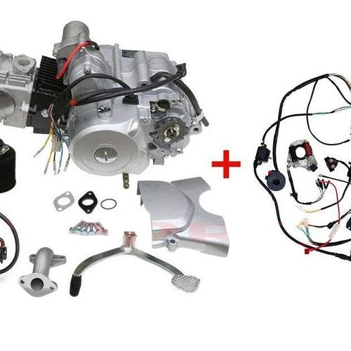 125 BIKE/QUAD Engine Semi Auto W/REVERSE, Carb & Electrics Included