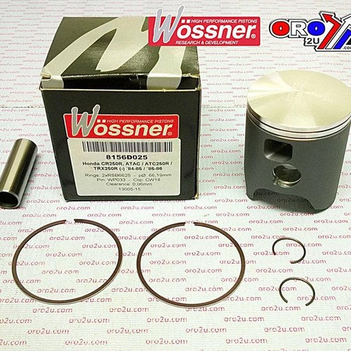 Wossner 67.5mm Piston Kit Honda CR250 1984-1985, ATC250R 1984-1985