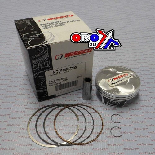 Wiseco 77mm Piston Kit Kawasaki KX250F 2011-2014, Racer's Choice