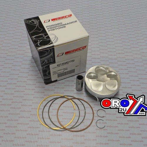 Wiseco 77mm Piston Kit C, Kawasaki KX250F 2015-2016, ArmorGlide