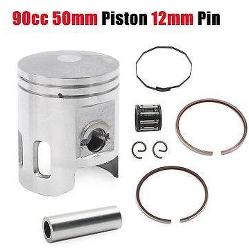 Piston Kit 50mm Yamaha Minarelli, 2-Stroke 90cc