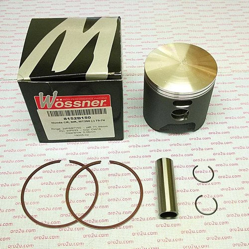 Wossner 71.5m Forged Piston Kit Honda CR250 1973-1974