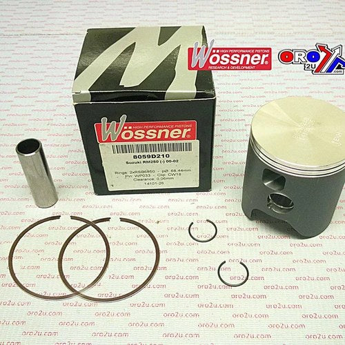 Wossner 66.4mm Piston Kit C, Suzuki RM250 2000-2002