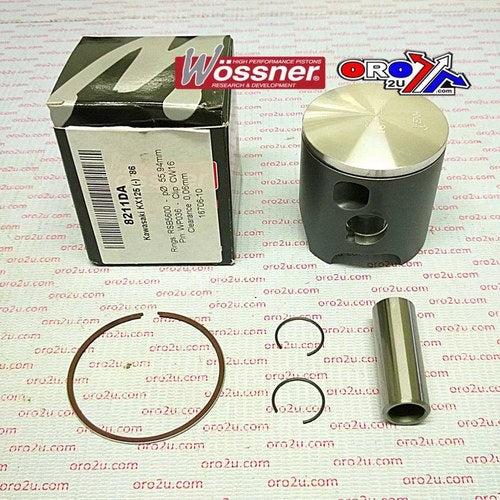 Wossner 56.5mm Piston Kit Kawasaki KX125 1986