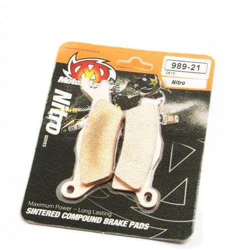 Brake Pads Sintered Metal, MOTO-MASTER 098921 Nitro, 39-618, FA618