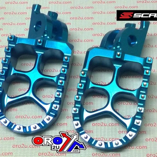 Scar Blue Footpegs Honda CRF150R 07-19, CRF250R 04-18, CRF450R 02-18, CRF250L/M