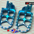 Scar Blue Footpegs Honda CRF150R 07-19, CRF250R 04-18, CRF450R 02-18, CRF250L/M