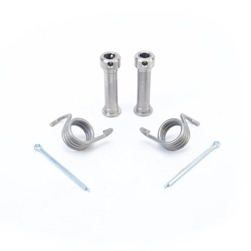 Foot Peg Spring & Pins Repair set for new pegs 10mm peg hole, 11mm Frame hole