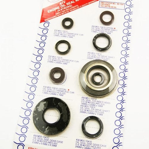 Engine Oil Seal Set Honda XR400R 1996-2004,10Pcs