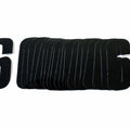 6/9 Black Decal 4.5"/11cm PK20