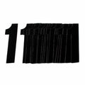 1 Black Decal 4.5"/11cm PK/20