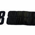 8 Black Decal 4.5"/11cm PK/20