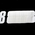 8 White Decal 4.5" 11cm PK/20