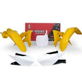 R-TECH YELLOW/WHITE Plastic KIT/5 Yamaha YZ450F 2018-2022, YZ450FX 2019-2023