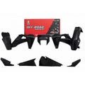 R-TECH Black Plastic KIT/6 Husqvarna TE125-300, FE250-501 2020-2023