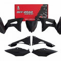 R-TECH Black Plastic Kit Honda CRF250R 2019-2021, CRF450R 2019-2020