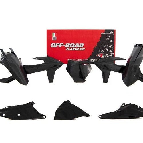 R-TECH Black Plastic KIT/6 KTM SX/SX-F/XC/XC-F 2019-2022