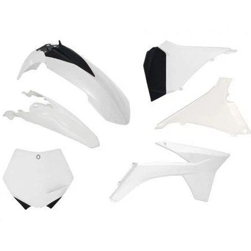 R-TECH White Plastic KIT/6 KTM SX/SX-F 125-450 2012