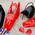 Seat + Red Tank & Fender Kit Yamaha PW50